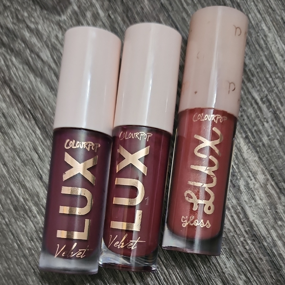ColourPop Lux Velvet & Gloss Trio